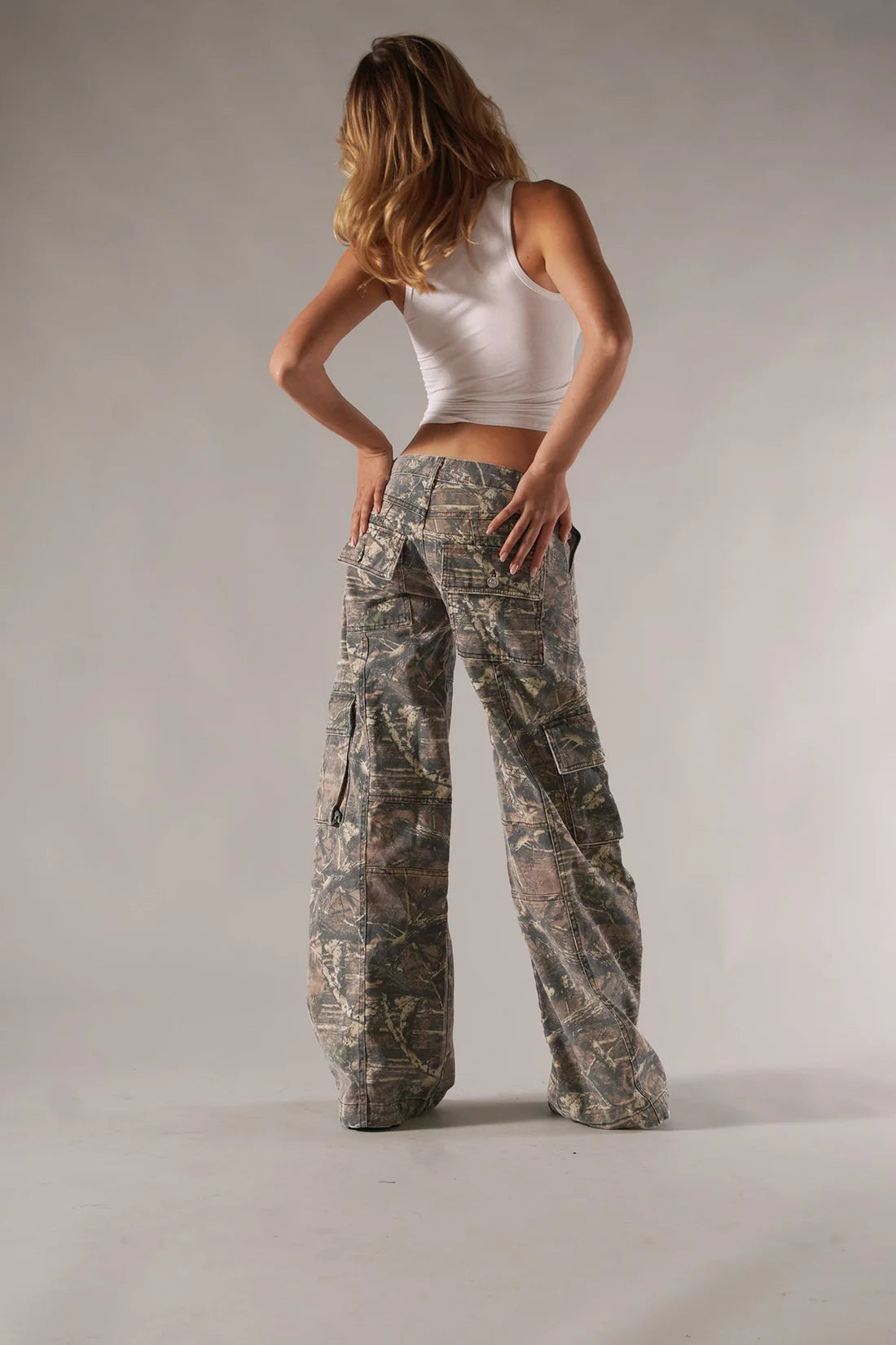 Camo cargo pants